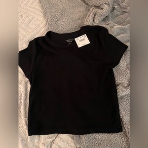 Baby tee ribbed shirt from American eagle